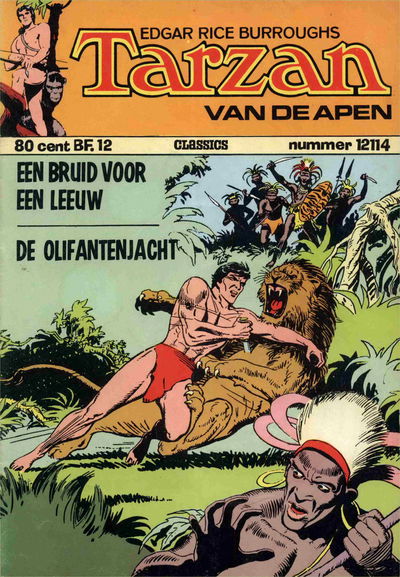 Edgar Rice Burroughs Tarzan van de Apen Classics (Classics, 1965 series) #12114 1972