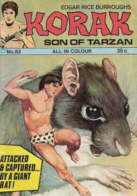 Edgar Rice Burroughs Korak Son of Tarzan (Top Sellers, 1973? series) #83 [December 1974?]