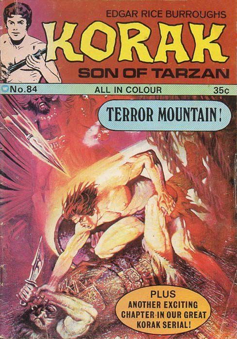 Edgar Rice Burroughs Korak Son of Tarzan (Top Sellers, 1973? series) #84 ([December 1974?])