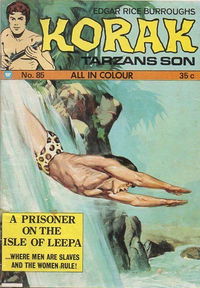 Edgar Rice Burroughs Korak Son of Tarzan (Top Sellers, 1973? series) #85 [January 1975?]