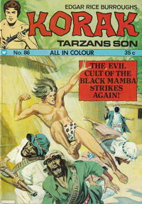 Edgar Rice Burroughs Korak Son of Tarzan (Top Sellers, 1973? series) #86 [January 1975?]