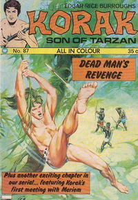 Edgar Rice Burroughs Korak Son of Tarzan (Top Sellers, 1973? series) #87 [February 1975?]