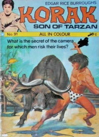 Edgar Rice Burroughs Korak Son of Tarzan (Top Sellers, 1973? series) #91 [April 1975?]