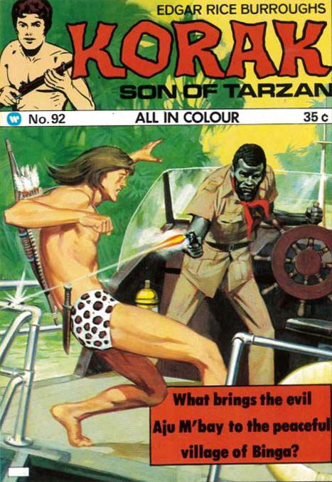 Edgar Rice Burroughs Korak Son of Tarzan (Top Sellers, 1973? series) #92 ([1975?])