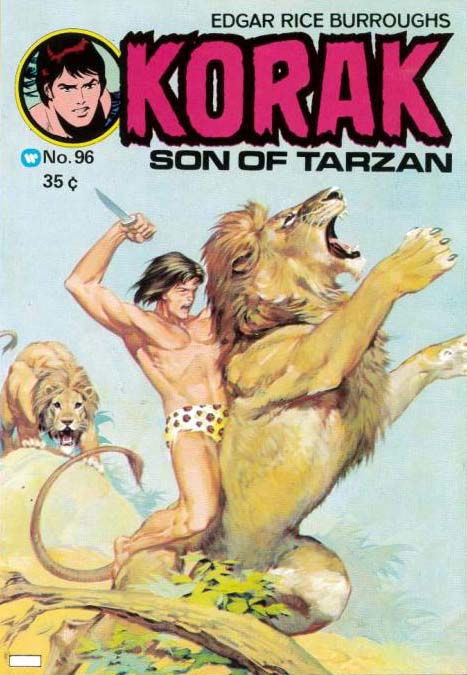 Edgar Rice Burroughs Korak Son of Tarzan (Top Sellers, 1973? series) #96 ([1975?])