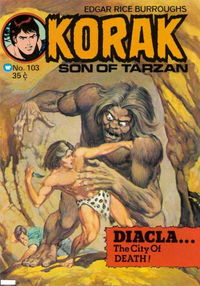 Edgar Rice Burroughs Korak Son of Tarzan (Top Sellers, 1973? series) #103 [1975?]