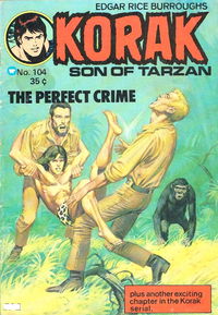 Edgar Rice Burroughs Korak Son of Tarzan (Top Sellers, 1973? series) #104 [1975?]