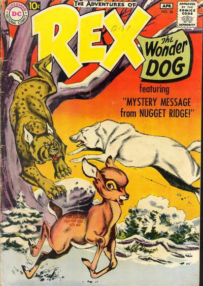 The Adventures of Rex the Wonder Dog (DC, 1952 series) #38 March-April 1958