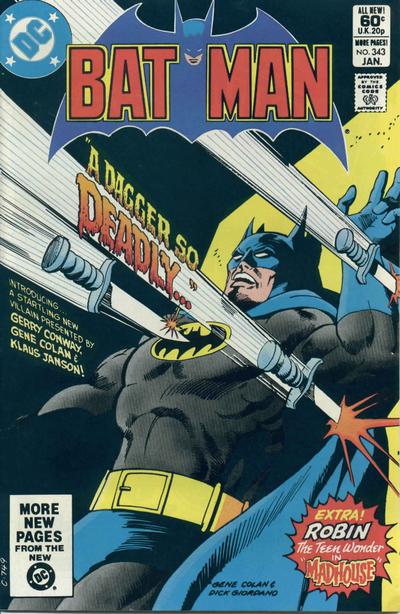 Batman (DC, 1940 series) #343 (January 1982)