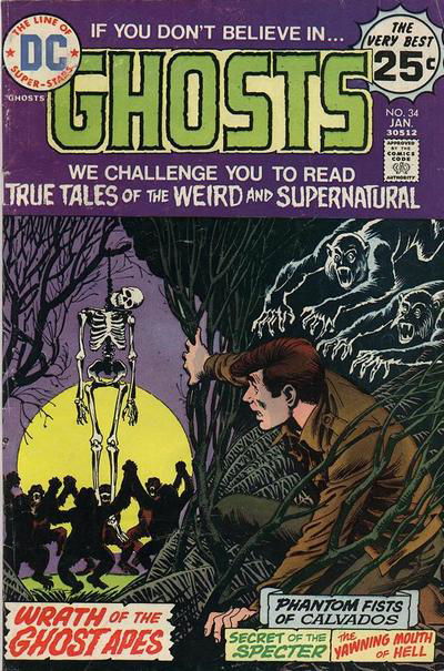 Ghosts (DC, 1971 series) #34 January 1975