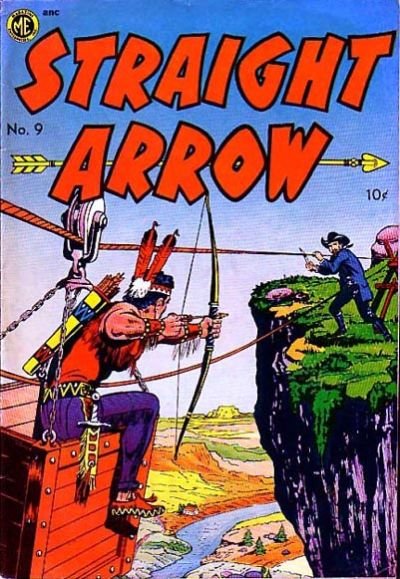 Straight Arrow (Magazine Enterprises, 1950 series) #9 (January 1951)