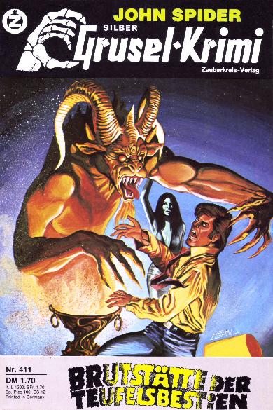 Silber-Grusel-Krimi (Bastei Verlag, 1970 series) #411 ([1980?])