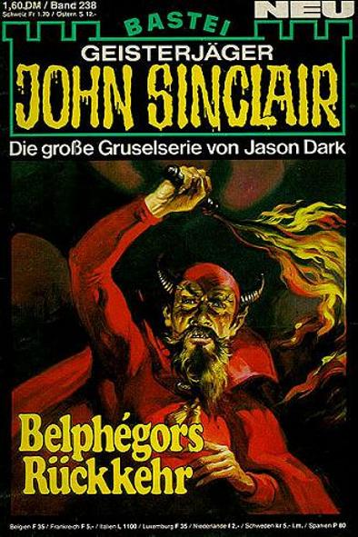 John Sinclair (Bastei Verlag, 1978 series) #238 — Belphegors Rückkehr ([25 January 1983])