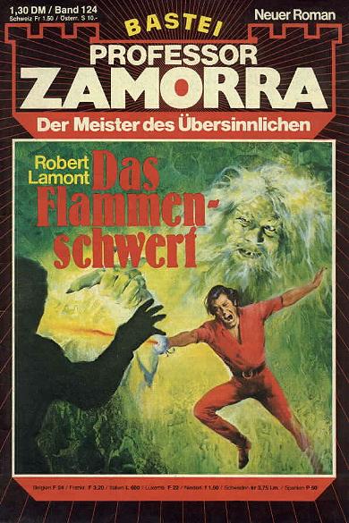 Professor Zamorra (Bastei Verlag, 1974 series) #124 — Das Flammenschwert ([20 March 1979])