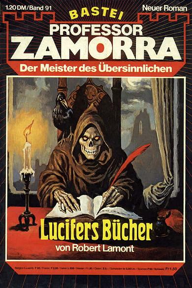 Professor Zamorra (Bastei Verlag, 1974 series) #91 — Lucifers Bücher [13 December 1977]