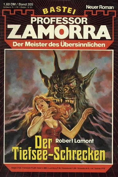 Professor Zamorra (Bastei Verlag, 1974 series) #205 — Der Tiefsee-Schrecken ([6 April 1982])