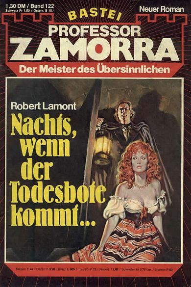 Professor Zamorra (Bastei Verlag, 1974 series) #122 — Nachts, wenn der Todesbote kommt... (20 February 1979)