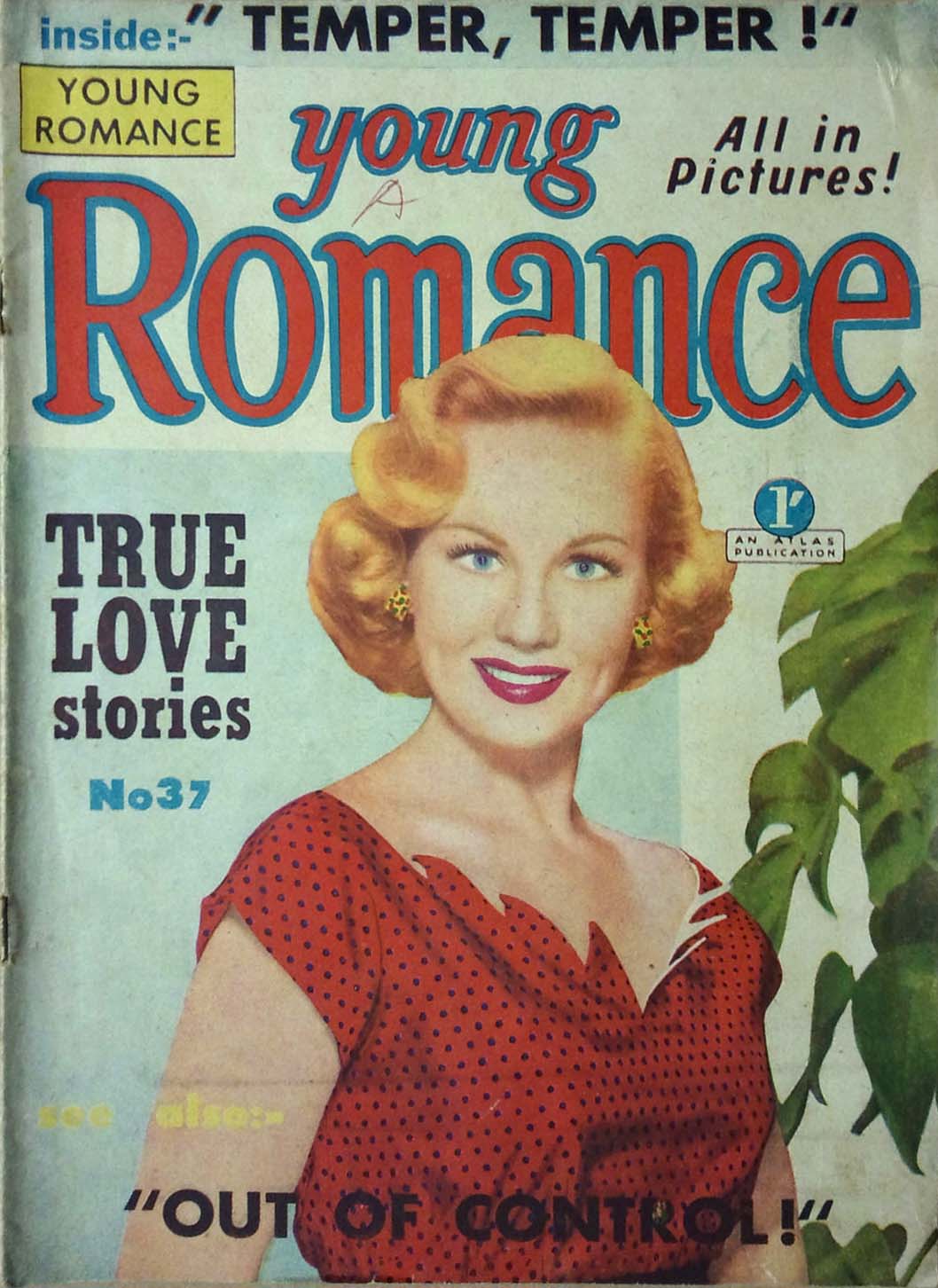Young Romance (Atlas, 1949? series) #37 ([September 1952?])