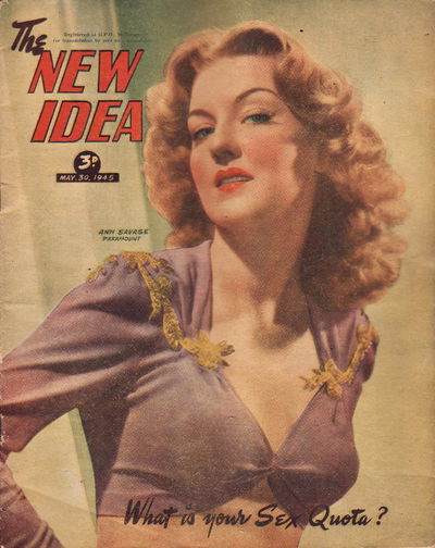 The New Idea (Fitchett, 1928 series) #30/5/45 (30 May 1945)