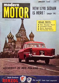 Modern Motor (Modern Magazines, 1954 series) v4#8 (January 1958)