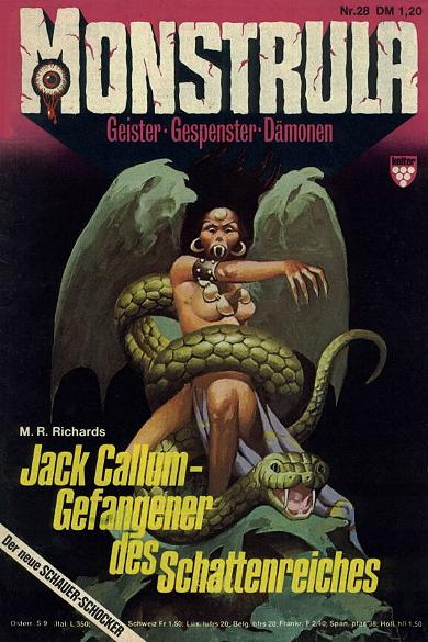 Monstrula (Kelter-Verlag, 1974 series) #28 — Jack Callum - Gefangener des Schattenreichs ([15 September 1975])