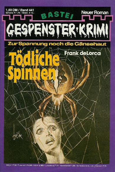 Gespenster-Krimi (Bastei Verlag, 1973 series) #441 — Tödliche Spinnen ([23 February 1982])