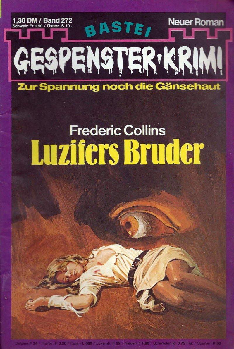 Gespenster-Krimi (Bastei Verlag, 1973 series) #272 — Luzifers Bruder ([28 November 1978])