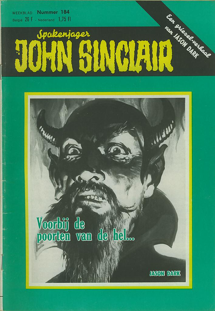 Spokenjager John Sinclair (Distrigo Uitgeverij, 1979 series) #184 — Voorbij de poorten van de hel... (5 October 1983)