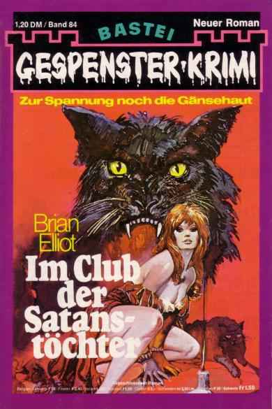 Gespenster-Krimi (Bastei Verlag, 1973 series) #84 — Im Club der Satanstöchter ([22 April 1975])