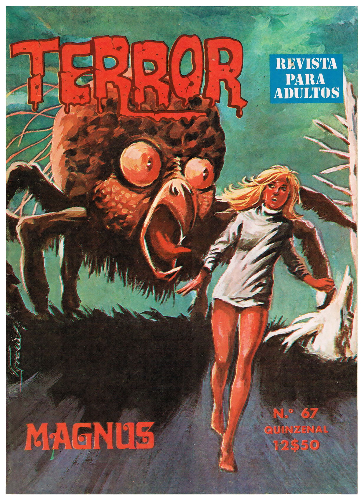 Colecção Terror (Aguiar & Dias, 1975 series) #67 (August 1979)