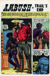 Ambush In Trail's End (<span class="fw-500">Six-Gun Western</span>  #4 (July 1957)), page 1