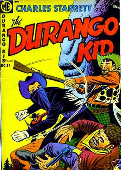 Charles Starrett as the Durango Kid (Magazine Enterprises, 1949 series) #34 (January 1955)