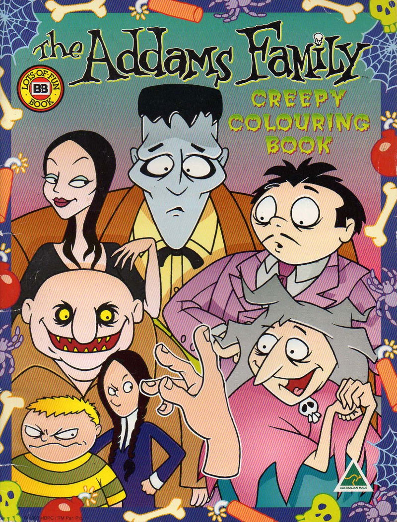 The Addams Family Creepy Colouring Book (Budget Books, 1993?)  ([1993?])