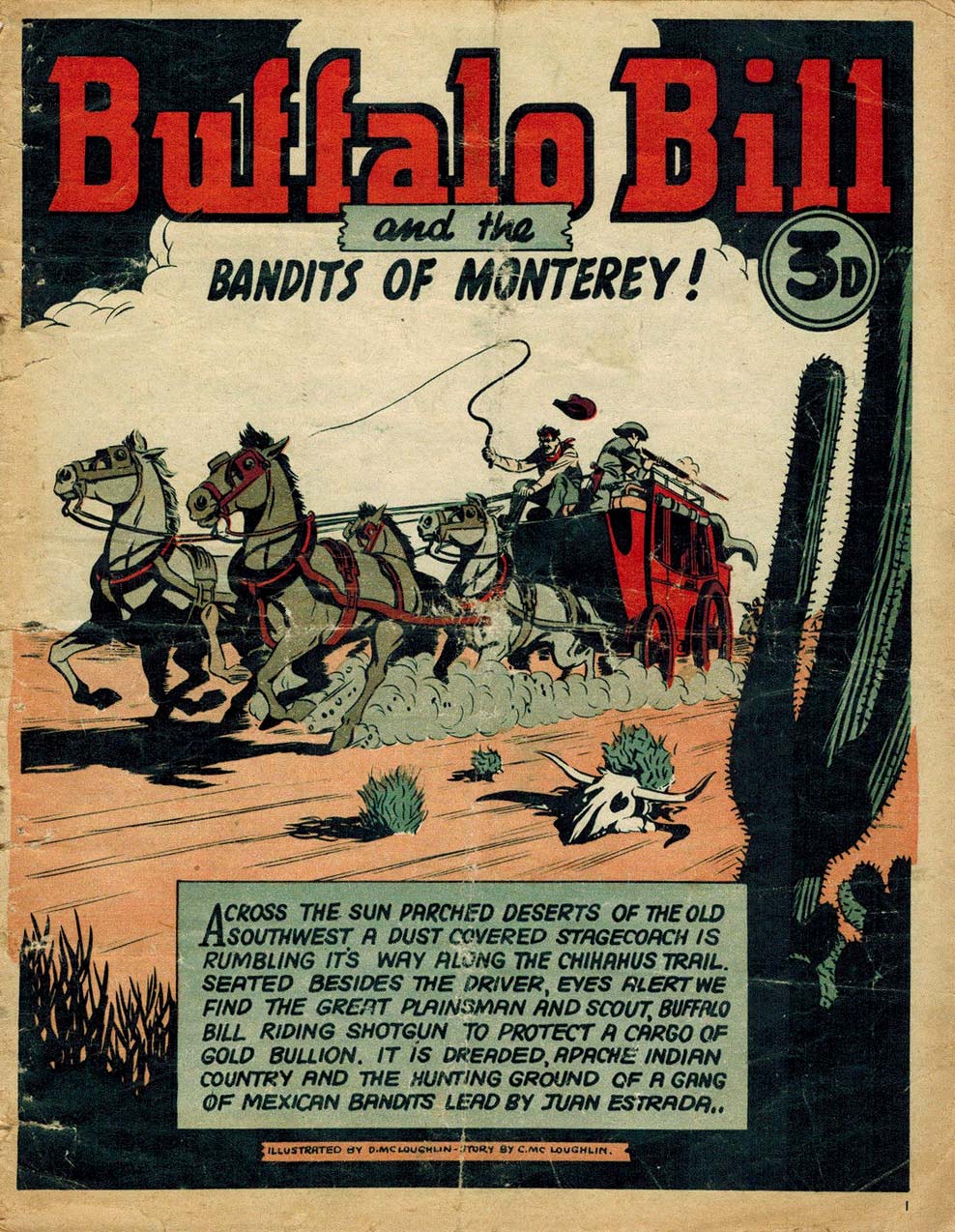 Buffalo Bill and the Bandits of Monterey! (T.V. Boardman, 1950) #33 (November 1950)