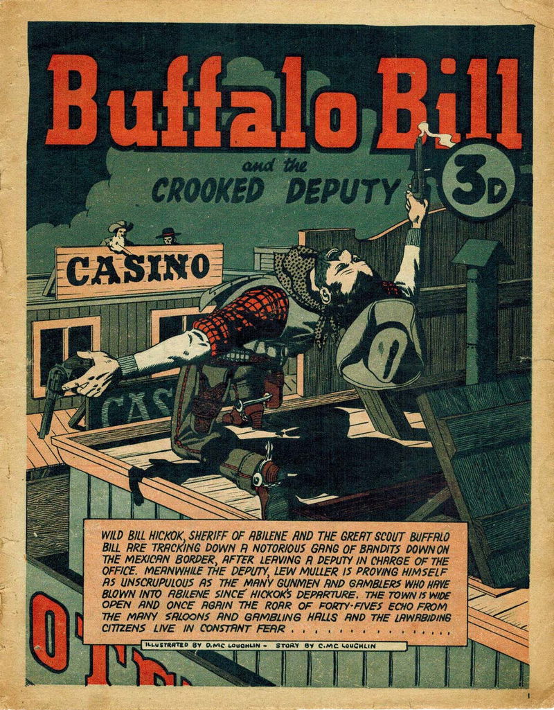 Buffalo Bill and the Crooked Deputy (T.V. Boardman, 1951?) #41 ([July 1951?])