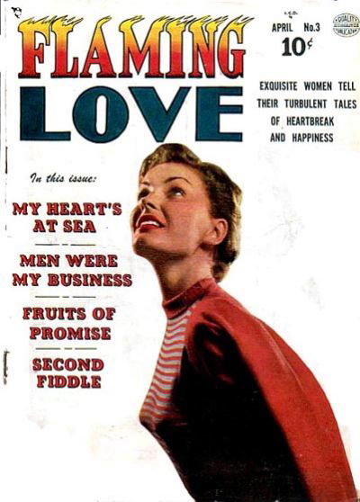 Flaming Love (Quality, 1949 series) #3 April 1950