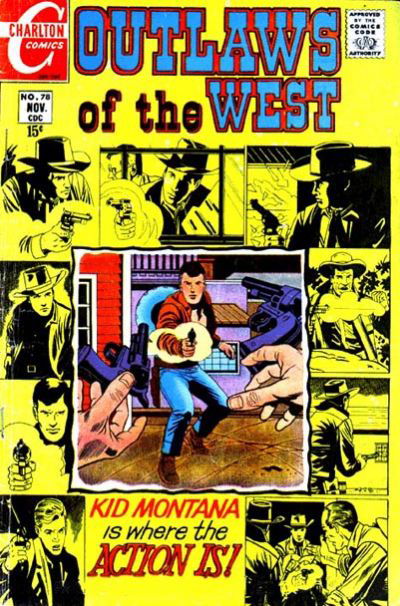 Outlaws of the West (Charlton, 1957 series) #78 (November 1969)