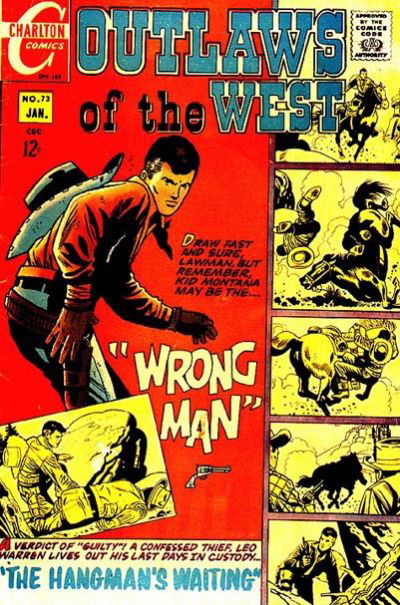 Outlaws of the West (Charlton, 1957 series) #73 (January 1969)