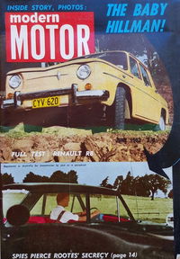 Modern Motor (Modern Magazines, 1954 series) v10#1 June 1963