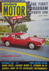 Modern Motor (Modern Magazines, 1954 series) v10#4 [September 1963?]