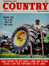 Australian Country Magazine  v18#1 (February 1965)