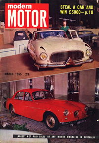 Modern Motor (Modern Magazines, 1954 series) v1#10 March 1955