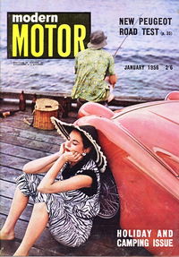 Modern Motor (Modern Magazines, 1954 series) v2#8 January 1956