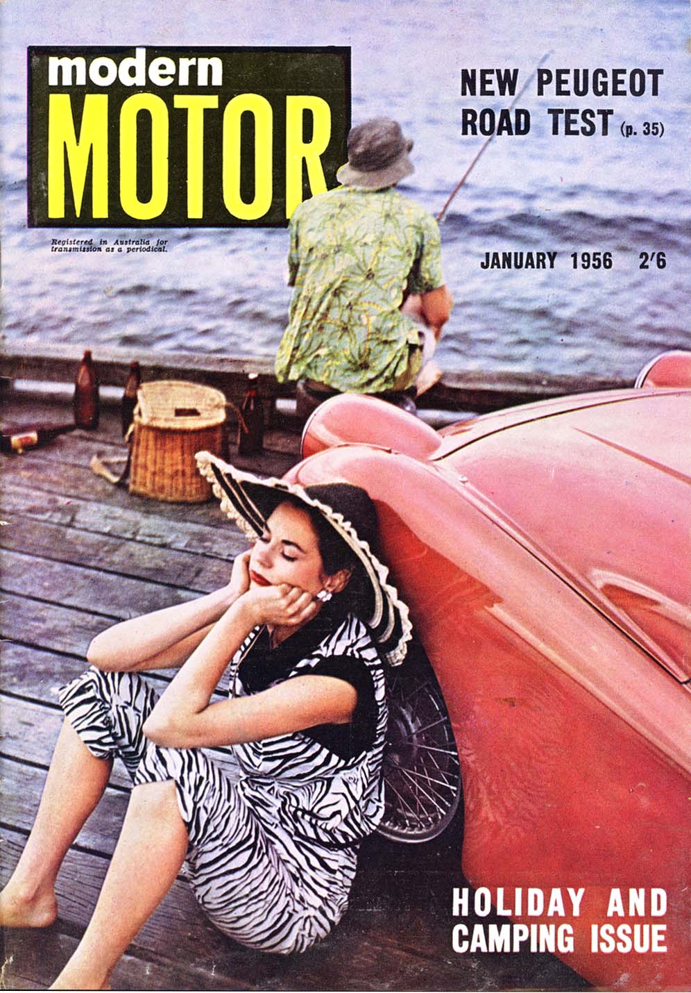 Modern Motor (Modern Magazines, 1954 series) v2#8 (January 1956)