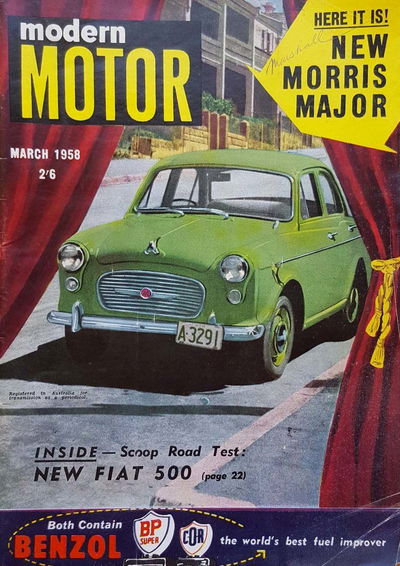 Modern Motor (Modern Magazines, 1954 series) v4#10 March 1958