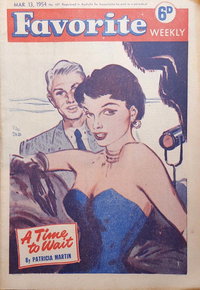Favorite Weekly (ANL, 1952 series)  #107 (13 March 1954)