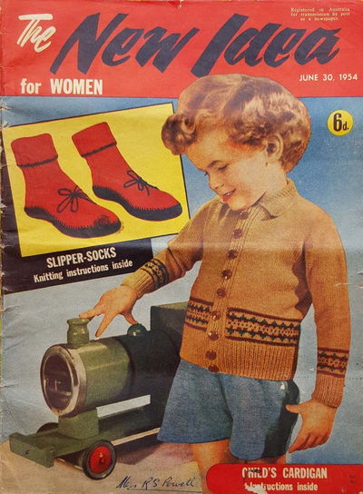 The New Idea for Women (Southdown, 1951? series) #30/6/54 (30 June 1954)