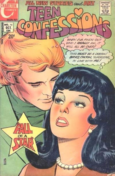 Teen Confessions (Charlton, 1959 series) #70 (October 1971)