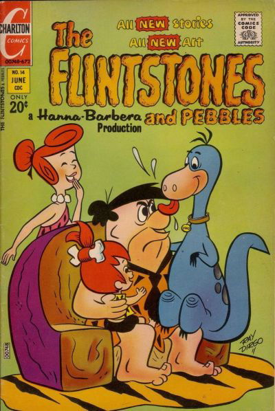 The Flintstones (Charlton, 1970 series) #14 June 1972