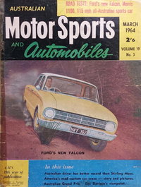 Australian Motor Sports and Automobiles  v19#3 (March 1964)